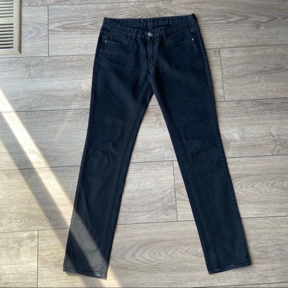 Lord Richards Denim - Lord Richards Skull Rivet Slim Fit Stretch Jeans